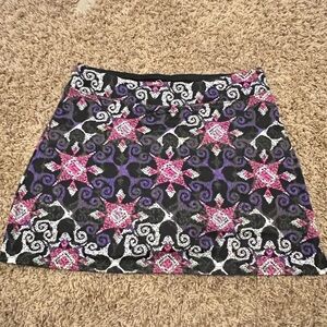 Tranquility by Colorado Clothing Skirt - Pink and Purple Pattern